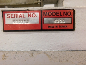 WILTON 6" BELT SANDER, MODEL 4300, S/N 810115-90