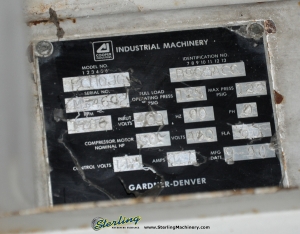 200 CFM Used Gardner Denver Electra Saver Turn Valve Rotary Screw Air Compressor, Mdl. Electra Saver EAH99A, 50 H.P., Hours On Meter : 67,624.4, AutoSentry ES+ Compressor Control, Direct Drive Non Geared Airend, Heavy Duty Inlet Air Filter, AirSmart-12