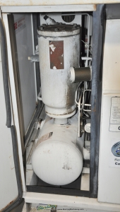 200 CFM Used Gardner Denver Electra Saver Turn Valve Rotary Screw Air Compressor, Mdl. Electra Saver EAH99A, 50 H.P., Hours On Meter : 67,624.4, AutoSentry ES+ Compressor Control, Direct Drive Non Geared Airend, Heavy Duty Inlet Air Filter, AirSmart-12