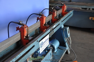 16 Ga. x 10' Used Lockformer Commercial Speed Notcher, Mdl. TDC, Foot Pedal, (5) Slip & Drive Heads, 3-V Notchers, 2 Coper Notchers-32