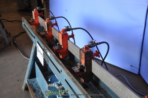 16 Ga. x 10' Used Lockformer Commercial Speed Notcher, Mdl. TDC, Foot Pedal, (5) Slip & Drive Heads, 3-V Notchers, 2 Coper Notchers-32