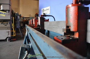 16 Ga. x 10' Used Lockformer Commercial Speed Notcher, Mdl. TDC, Foot Pedal, (5) Slip & Drive Heads, 3-V Notchers, 2 Coper Notchers-32