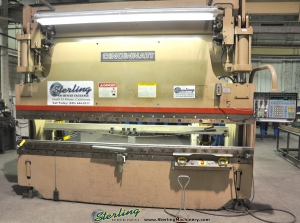 90 Ton x 12' Used Cincinnati 5 Axis Form Master II CNC Hydraulic Press Brake With (Extended Stroke), Mdl. 90FMII, Cincinnati Formaster II 5 Axis CNC Control, Extended Stroke & Shut Height, Dual Palm Control, Electric Foot Pedal, Bed Compensation Pack-34