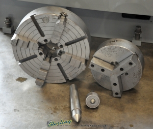 21'' x 54'' Used Lodge & Shipley Engine Lathe, Mdl. 2013 AVS, 3 & 4 Jaw Chuck, Tool Post, Live Center, General Electric Speed Variator, 10 H.P. #A1670-42