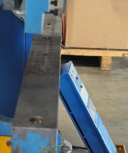 45 Ton x 5' Used Atlantic Hydraulic Press Brake, Mdl. HDE45-5, Tonnage Indicator, Light Curtains, Rear Safety Guard-52