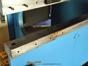 45 Ton x 5' Used Atlantic Hydraulic Press Brake, Mdl. HDE45-5, Tonnage Indicator, Light Curtains, Rear Safety Guard-52