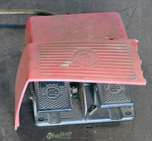 45 Ton x 5' Used Atlantic Hydraulic Press Brake, Mdl. HDE45-5, Tonnage Indicator, Light Curtains, Rear Safety Guard-52