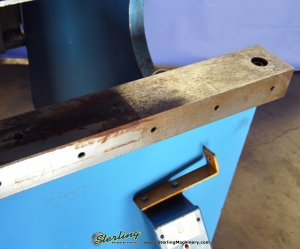 45 Ton x 5' Used Atlantic Hydraulic Press Brake, Mdl. HDE45-5, Tonnage Indicator, Light Curtains, Rear Safety Guard-52