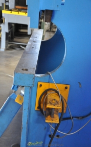 45 Ton x 5' Used Atlantic Hydraulic Press Brake, Mdl. HDE45-5, Tonnage Indicator, Light Curtains, Rear Safety Guard-52