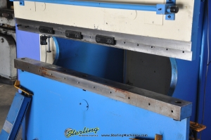 45 Ton x 5' Used Atlantic Hydraulic Press Brake, Mdl. HDE45-5, Tonnage Indicator, Light Curtains, Rear Safety Guard-52