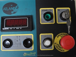 45 Ton x 5' Used Atlantic Hydraulic Press Brake, Mdl. HDE45-5, Tonnage Indicator, Light Curtains, Rear Safety Guard-52