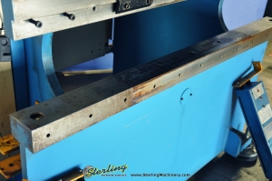 45 Ton x 5' Used Atlantic Hydraulic Press Brake, Mdl. HDE45-5, Tonnage Indicator, Light Curtains, Rear Safety Guard-52