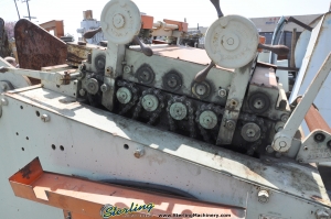 12,000 Lbs. x .135 x 20" Used Rowe Coil Cradle Straightener-53