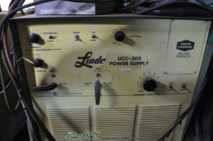 300 Amp Used Linde Tig Welder, Mdl. UCC- 305,Water Cooler, Single Phase-56