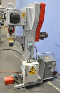 Used B & TR Rivet Machine, Mdl. HS20, Dual Palm Control, Foot Pedal, Hopper and Feeder-61
