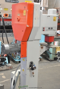 Used B & TR Rivet Machine, Mdl. HS20, Dual Palm Control, Foot Pedal, Hopper and Feeder-62