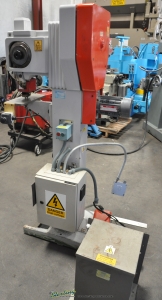 Used B & TR Rivet Machine, Mdl. HS20, Dual Palm Control, Foot Pedal, Hopper and Feeder-62