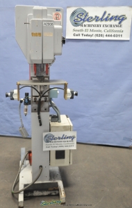Used B & TR Rivet Machine, Mdl. HS20, Dual Palm Control, Foot Pedal, Hopper and Feeder-62