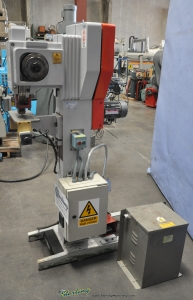Used B & TR Rivet Machine, Mdl. HS20, Dual Palm Control, Foot Pedal, Hopper and Feeder-62