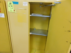 FLAMMABLE LIQUIDS STORAGE CABINET, 43"X18"X65"-93