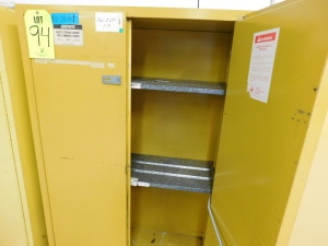 FLAMMABLE LIQUIDS STORAGE CABINET, 43"X18"X65"-94