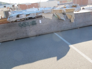 LOT (2) PALLETS ASSORTED STAINLESS STEEL PARTS (G-49 YARD) LOADING & HANDLING FEE $30-