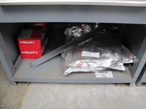 STANLEY VIDMAR CABINET, 5 DRAWER, TO INCLUDE: SWITCH ASSEMBLY, TERMINAL BLOCK, CAPACITORS, ANCHORS, COMPRESSION RINGS. LOCATED AT W-44. LOADING AND HANDLING FEE $25-361