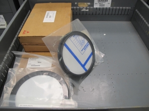 STANLEY VIDMAR CABINET, 5 DRAWER, TO INCLUDE: SWITCHES, BEZEL PRESS ASSEMBLIES, PUMP RETAINERS, SCREWS. LOCATED AT W-44. LOADING AND HANDLING FEE $25-363