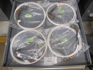 STANLEY VIDMAR CABINET, 11 DRAWER, TO INCLUDE: AMP METER, THERMOSTAT, TRANSMITTER ASSEMBLY, CONNECTOR SLEEVES, SPECTROME AMPLIFIER, PILOT RELAY, FUSES, FLOAT MONELS, CORDS. LOCATED AT W-50 . LOADING AND HANDLING FEE $25-374