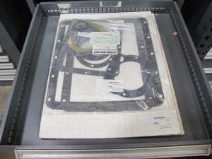 STANLEY VIDMAR CABINET, 11 DRAWER, TO INCLUDE: POWER MONITORS, ELECTRICAL CONNECTORS, CONDUCTORS, COMPRESSOR CIRCUITS, TERMINAL BLOCKS, HEX NUTS, LED LIGHTS, MODULES, VOLT METERS. LOCATED AT W-50 . LOADING AND HANDLING FEE $25-376