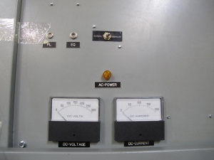 C&D TECHNOLOGIES BATTERY CHARGER, MODEL # ARR260K100, 400A VOLT, 3 PHASE, 60 HZ, S/N LPS0406655. LOCATED AT W-50 . LOADING AND HANDLING FEE $25-393