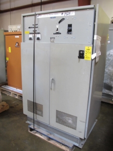 C&D TECHNOLOGIES BATTERY CHARGER, MODEL # ARR130A300, 132 VOLTS, 300 AMPS, 3 PHASE, 60 HZ, 60 CELLS, S/N ES7738. LOCATED AT W-50 . LOADING AND HANDLING FEE $25-394