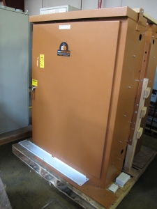 (2) ESSMETRON TRANSFORMER CONTROL CABINETS W/ PRIMARY HEATER AND CONTROL BREAKERS. LOCATED AT W-50 . LOADING AND HANDLING FEE $25-397
