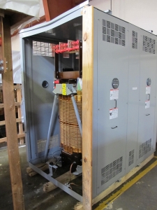 SQUARE-D, TRANSFORMER, DRY, MODEL POWER DRY II, 750 KVA, SELF-COOLED KIND, 3 PHASE, 4160D/480D VOLT RATING.. LOCATED AT W-50 . LOADING AND HANDLING FEE $25-405