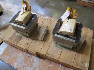 CHOKE, CHARGER KIND, XDC400, 0.20 MHY, 140V. FOR 400 AMP CHARGER, MODEL 85-CC4000-95.. LOCATED AT W-50 . LOADING AND HANDLING FEE $25-420