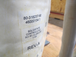 TRANSFORMER, POWER REGULATING TYPE (T701), XRG25 480/123.5 60HZ , [Y008/9] 025KVA ISL, 480/123/1P/60HZ MODEL 85-IS0250-19. LOCATED AT W-50 . LOADING AND HANDLING FEE $25-423