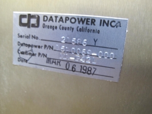 (2) GOULD MODICON POWER SUPPLIES. AUXILIARY FOR GOULD 584 PROGRAMMABLE CONTROLLER. LOCATED AT W-50 . LOADING AND HANDLING FEE $25-431