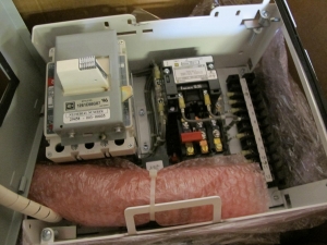 LOT TO INCLUDE NLI STARTERS: (3) STARTER, ELECTRIC MOTOR TYPE, MCC BUCKET KIND, 12"H X 14"W SIZE, 1 NEMA SIZE. COMPLETE WITH DOOR. INCLUDES THE FOLLOWING COMPONENTS: > NEMA SIZE 1 FULL VOLTAGE NON-REVERSING STARTER   (8536SC03V02BSX22), WITH BIMETALLIC OVERLOAD RELAY   (INCLUDES THREE HEATERS) > 4NO <(>&<)> 4NC AUXILIARY CONTACTS > 15A MAGNETIC ONLY CIRCUIT BREAKER (HMCP015E0C) > 150VA CURRENT POTENTIAL TRANSFORM, (3) STARTER, ELECTRIC MOTOR TYPE, MCC BUCKET KIND, 12"H X 14"W SIZE, 1 NEMA SIZE. COMPLETE WITH DOOR. INCLUDES THE FOLLOWING COMPONENTS: > NEMA SIZE 1 FULL VOLTAGE NON-REVERSING STARTER,   WITH BIMETALLIC OVERLOAD RELAY (INCLUDES THREE   HEATERS) > 4NO <(>&<)> 4NC AUXILIARY CONTACTS > 7A MAGNETIC ONLY CIRCUIT BREAKER (HMCP007C0C) > 150VA CURRENT POTENTIAL TRANSFORMER > 18 POINT TERMINAL. LOCATED AT W-50 . LOADING AND HANDLING FEE $25-445