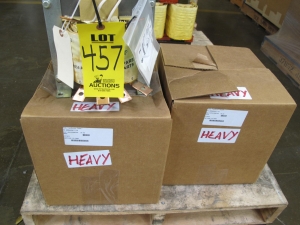 LOT TO INCLUDE: (1) TRANSFORMER, CHOKE TYPE (L704), XSA25, 48.2MHY 400VAC 60HZ , [Y008/9] 025KVA ISL, 480/123/1P/60HZ MODEL 85-IS0250-19, (1) TRANSFORMER, REGULATING TAP TYPE (T702), XAT25 123.5 TAPPED 60HZ , [Y008/9] 025KVA ISL, 480/123/1P/60HZ MODEL 85-IS0250-19. LOCATED AT W-50 . LOADING AND HANDLING FEE $25-457