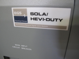 EGS REGULATOR, VOLTAGE TYPE, 208Y/120 AC VOLTS, 30 KVA, 3 PHASE. CONSTANT. LOCATED AT W-50 . LOADING AND HANDLING FEE $25-458