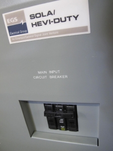 EGS REGULATOR, VOLTAGE TYPE, 208Y/120 AC VOLTS, 30 KVA, 3 PHASE. CONSTANT. LOCATED AT W-50 . LOADING AND HANDLING FEE $25-459