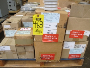 (56) INSULATORS, SWITCH KIND, METALLIC MATERIAL. 4.8KV, FRONT CONNECTED FOR HPL-C 600A, 4.8KV INTERUPTER SWITCH FOR 480 VOLT LOAD CENTERS. LOCATED AT W-50 . LOADING AND HANDLING FEE $25-463