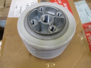 (56) INSULATORS, SWITCH KIND, METALLIC MATERIAL. 4.8KV, FRONT CONNECTED FOR HPL-C 600A, 4.8KV INTERUPTER SWITCH FOR 480 VOLT LOAD CENTERS. LOCATED AT W-50 . LOADING AND HANDLING FEE $25-463