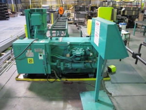 PINES VERTICAL TUBE BENDER, MODEL 5T, BENDING CAPACITY: 1" X .065", 5/8" ROUND BAR, 100 DEGREES MAX. ANGLE, DIGITAL DIAL-A-BEND CONTROL, S/N 34592-10