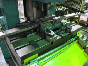 AIDA PUNCH PRESS, MODEL PP-XGC-75SU, OBS  75 TON, 19î X 37î BOLSTER, 160 SPM, 21î X 15î SLIDE, 12î SHUT HEIGHT, DUAL PALM BUTTONS S/N C-75-250-14