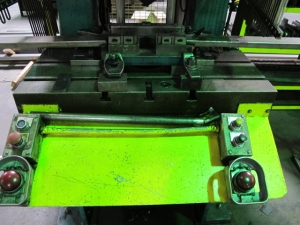 AIDA PUNCH PRESS, MODEL PP-XGC-75SU, OBS  75 TON, 19î X 37î BOLSTER, 160 SPM, 21î X 15î SLIDE, 12î SHUT HEIGHT, DUAL PALM BUTTONS S/N C-75-250-14