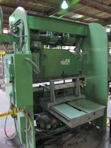 PACIFIC PRESS BRAKE, MODEL 35-6, 14 GAGE X 6î CAPACITY, 23 TON, MANUAL BACK GAGE, DUAL PALM CONTROL ON RAM, S/N: 1311P-4
