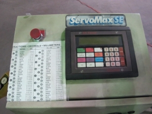 SERVO MAX CNC SERVO FEEDER, MODEL SMX SE 12 FEEDER, 12" WIDTH, .156 ñ MILD STEEL, GE FANUC CNC CONTROL, S/N C22076-8