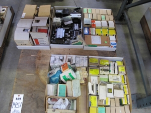 LOT TO INCLUDE CUTLER-HAMMER, SQUARE-D, STANCOR: MISC. CONTACTORS, CONTROL RELAYS, INTERLOCKS, MAGNET COILS, PILOT LIGHTS. LOADING & HANDLING $15-1451