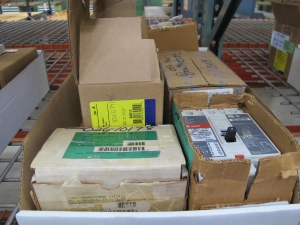 MISC. SQUARE-D AND CUTLER-HAMMER CIRCUIT BREAKERS. LOADING & HANDLING $5-1470